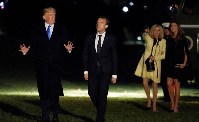 Trump, Emmanuel Macron Call For "New" Nuclear Deal With Iran