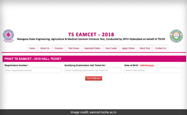 TS EAMCET 2018 Hall Ticket Released @ Eamcet.tsche.ac.in; Here Is How To Download