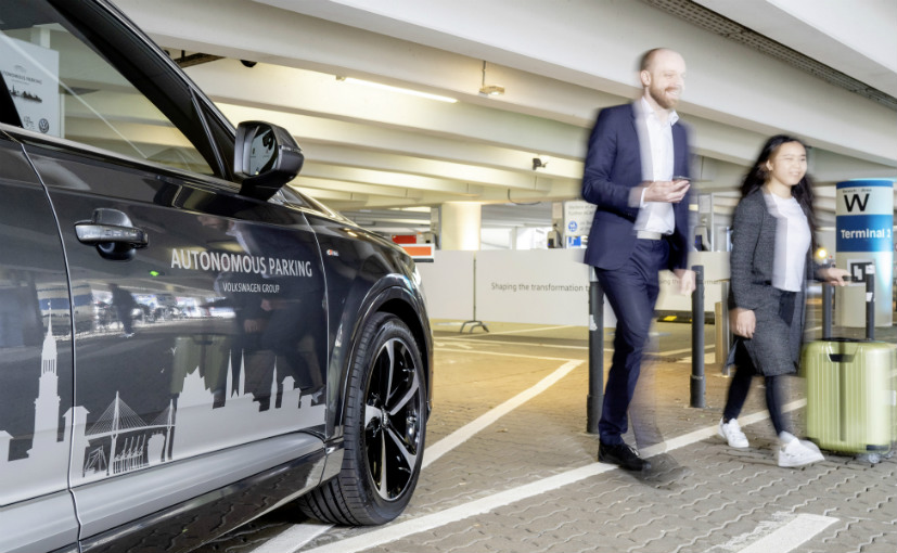 Volkswagen Group Testing Autonomous Parking At Hamburg Airport