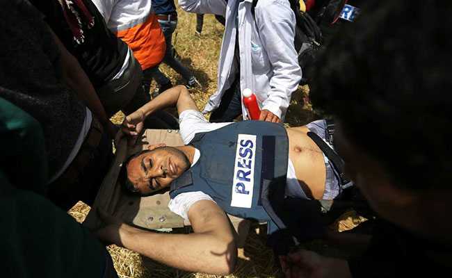 He Was Wearing Vest Marked 'PRESS', Was Shot Dead At Gaza Protest