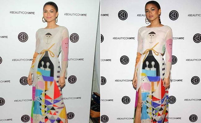 Zendaya Makes 2 Kinds Of Statements At BeautyCon 2018