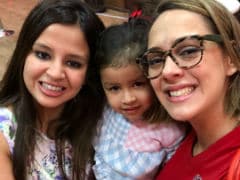 IPL 2018: Another Day, Another Cute Pic of Ziva Dhoni (With Mom Sakshi And Hazel Keech)