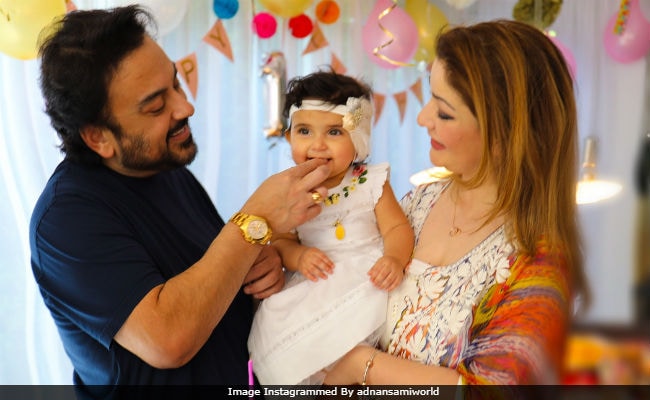 Adnan Sami Celebrates Daughter Medina's First Birthday. See Pics