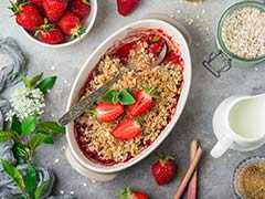 Strawberry Crumble