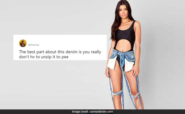 Twitter In Disbelief Over 'Extreme Cut Out Jeans'. Guess What? They're Sold Out