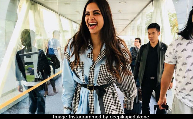 Cannes 2018: Deepika Padukone Makes A Stylish Touchdown. See Her Airport Look