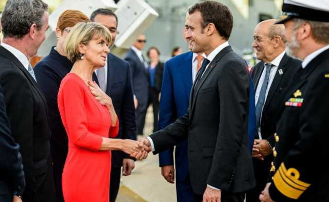 Emmanuel Macron Thanks Australian PM Malcolm Turnbull's "Delicious Wife"