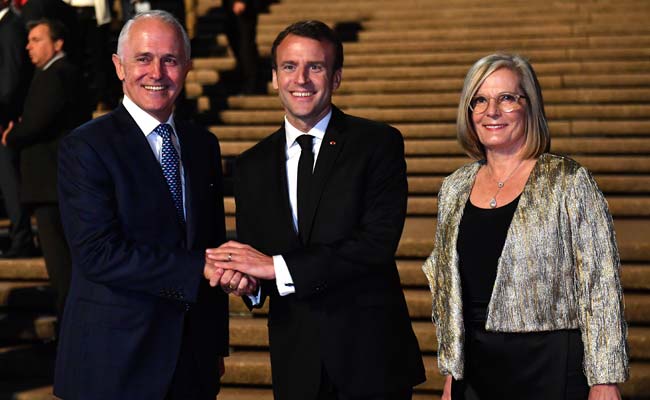 Video: Macron's 'Delicious Wife' Remark About Australian First Lady Baffles Twitter