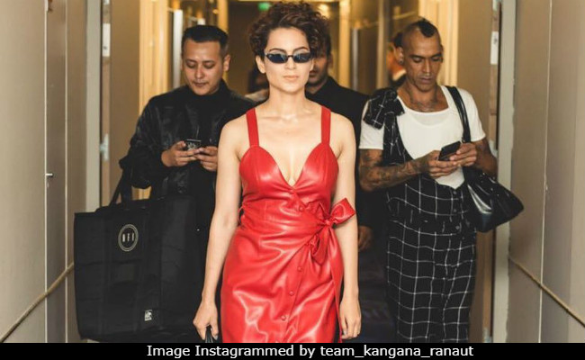 Cannes 2018: This Is How Kangana Ranaut Rolls, Fierce In Scarlet Leather