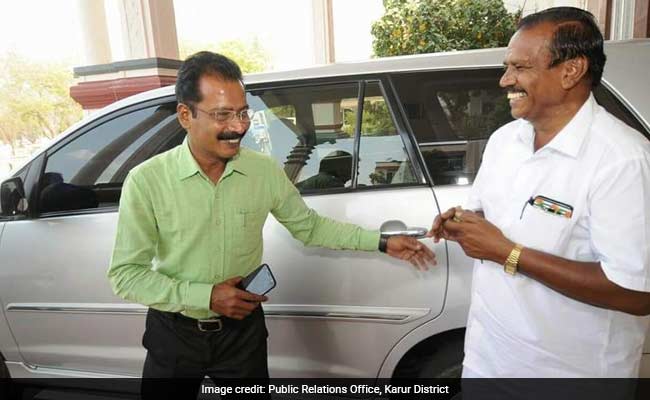 On Driver's Last Day Of Work, Tamil Nadu Collector Takes The Wheel