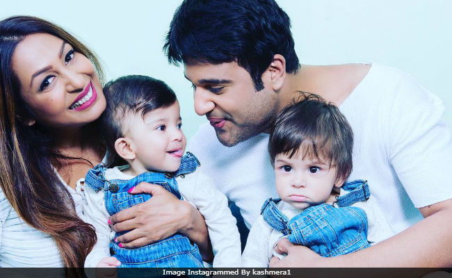 First Pic Of Kashmera Shah And Krushna Abhishek's Twins