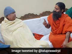 Ramdev Visits Lalu Yadav, Urges Him To Take Up Yoga