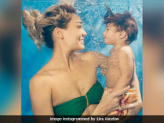 क्‍या आपने देखी बेटे जैक के साथ लीजा हेडन की Underwater Photo?