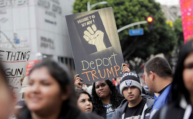 US May Day Marchers Denounce Trump Immigration Policies