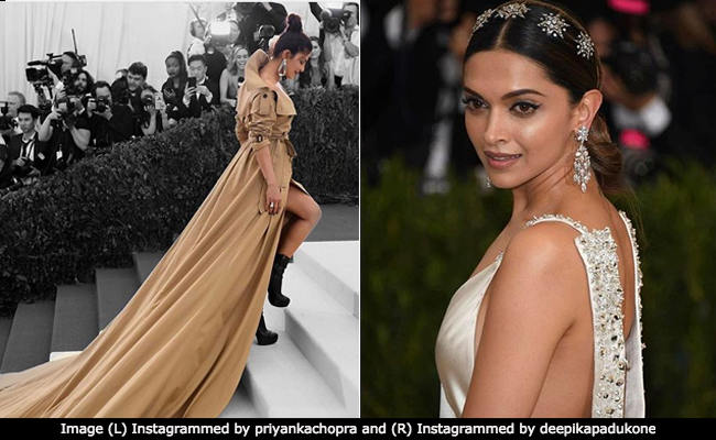 Met Gala Throwback: Deepika Padukone And Priyanka Chopra's Looks From 2017