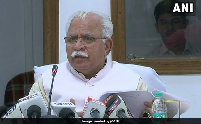 On Namaz Row Haryana Chief Minister Khattar Clarifies, 'Haven't Spoken About Stopping Anyone'