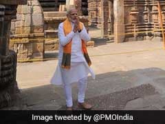 PM Modi's Lingaraj Temple Photo Becomes Most Popular One Shared By A Leader