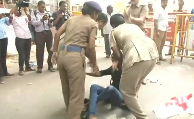 NEET: Students' Union Activists Protest Outside CBSE Office In Chennai