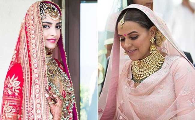 Neha Dhupia And Sonam Kapoor: Two Punjabi Summer Brides In Two Different Looks
