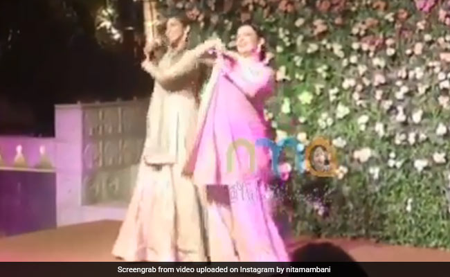 Watch: Isha Ambani Dances With Parents Mukesh And Nita At Star-Studded Engagement Party