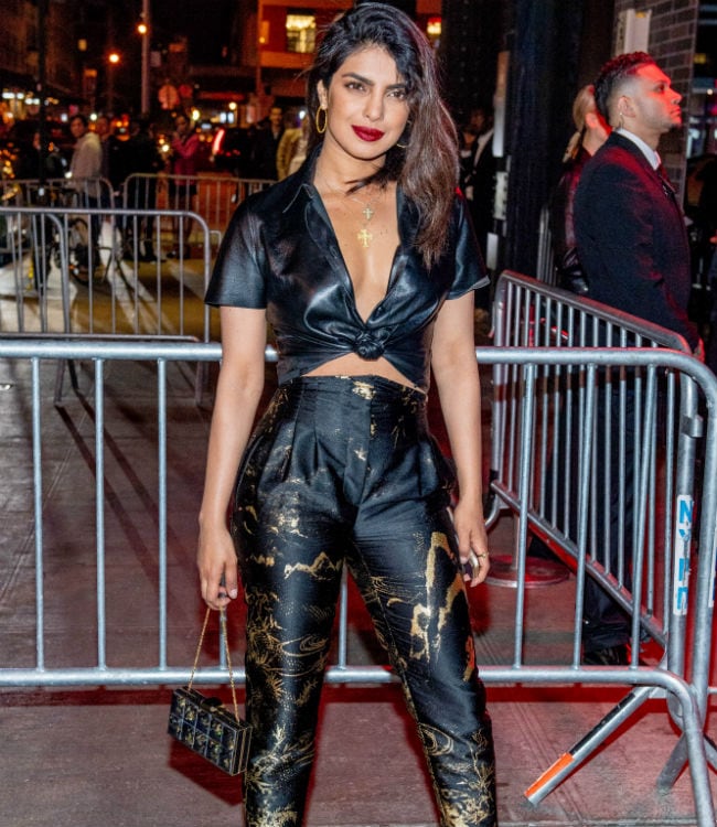 Met Gala 2018 After-Party: Priyanka Chopra Femme Fatale In Black ...