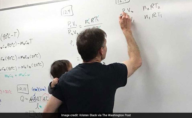 She Brought Her Baby To School. Professor Held Her Child While He Taught