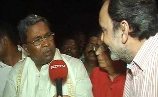 PM Modi, Amit Shah "Not Popular" In Karnataka: Siddaramaiah To NDTV