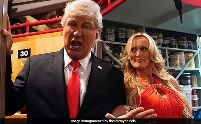 Stormy Daniels Taunts Fake Donald Trump On Comedy Show Saturday Night Live