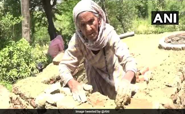 87-Year-Old Takes 'Swachh' Lead, Builds Toilet In Her Village