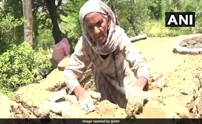 87-Year-Old Takes <i>'Swachh'</i> Lead, Builds Toilet In Her Village