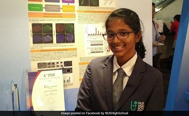 Indian-Origin Teen's Heart Disease Project Wins Award In Singapore