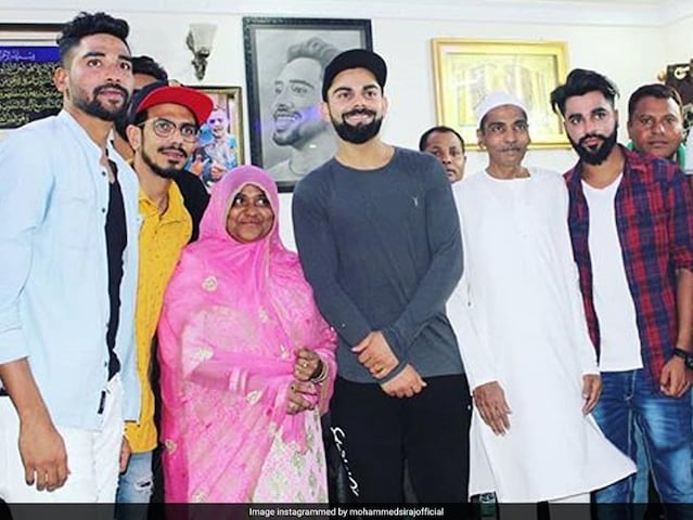 Watch: Virat Kohli, Other RCB Stars Feast On Hyderabadi Biryani At Mohammed Sirajs House