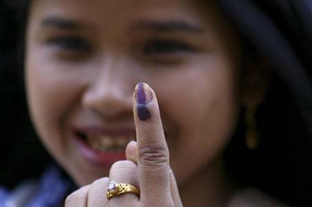 Naxal terror on day one of polling