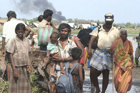 Deadline for LTTE chief ends; civilians flee war zone in Lanka