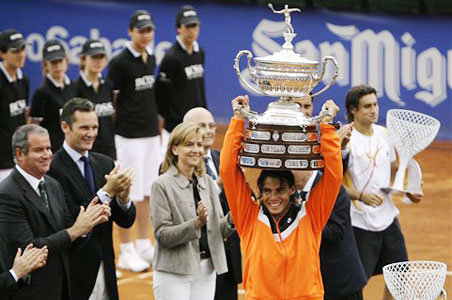 Nadal wins 5th straight Barcelona Open