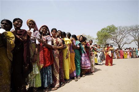 Female voters' turnout jumps 5 per cent in Delhi