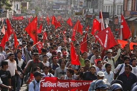 Nepal Maoists blame India for crisis