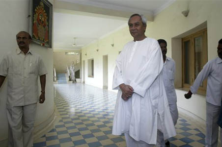 Naveen Patnaik begins third term as Orissa CM