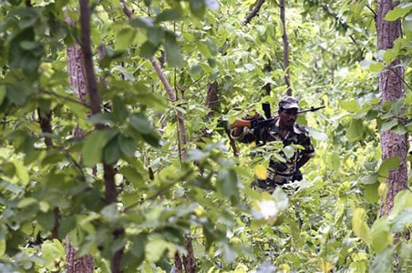Security forces enter Lalgarh