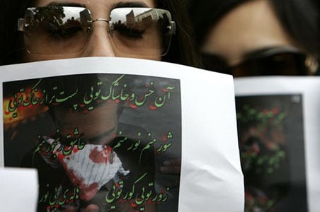 Europe: Protests against Iran polls