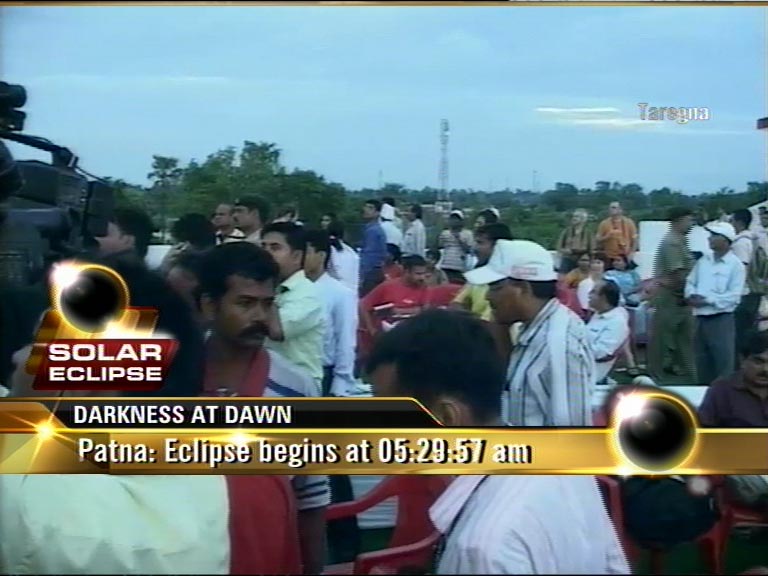 Eclipse not visible in Taregna due to overcast sky