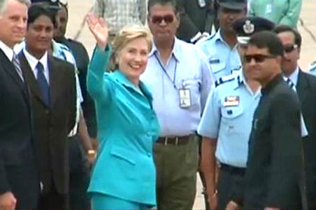 Tight security in Delhi for Clinton visit