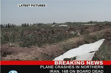 Nearly 170 killed in Iran plane crash