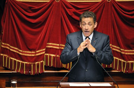 Sarkozy falls ill, rushed to hospital