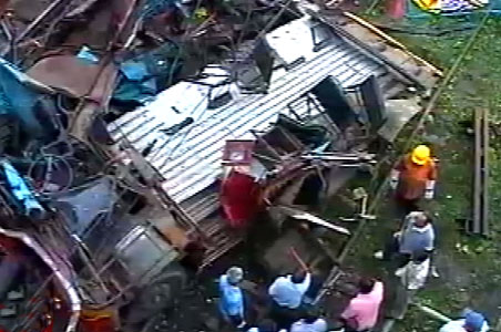 Bus slips off flyover at Howrah station; 8 dead