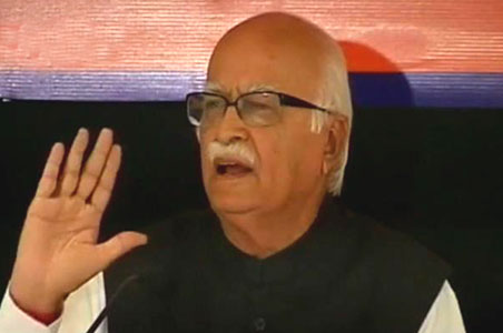 Advani takes a dig at PM over fresh terror threat