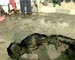 8-feet pothole on Delhi's BRT corridor