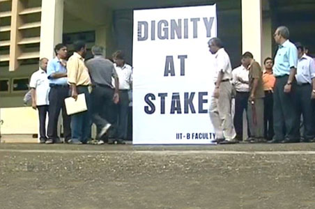 IIT faculty strike work, demand more pay