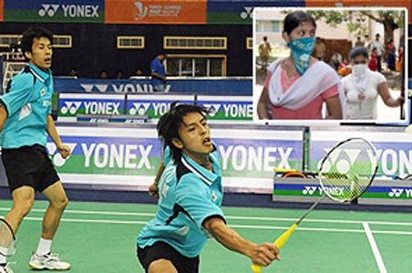 Badminton Vs Swine Flu in Hyderabad