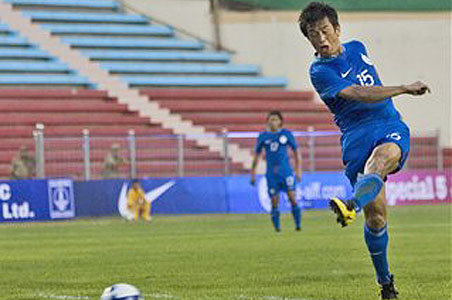 Bhutia scores one in India's 2-1 win over Kyrgyzstan